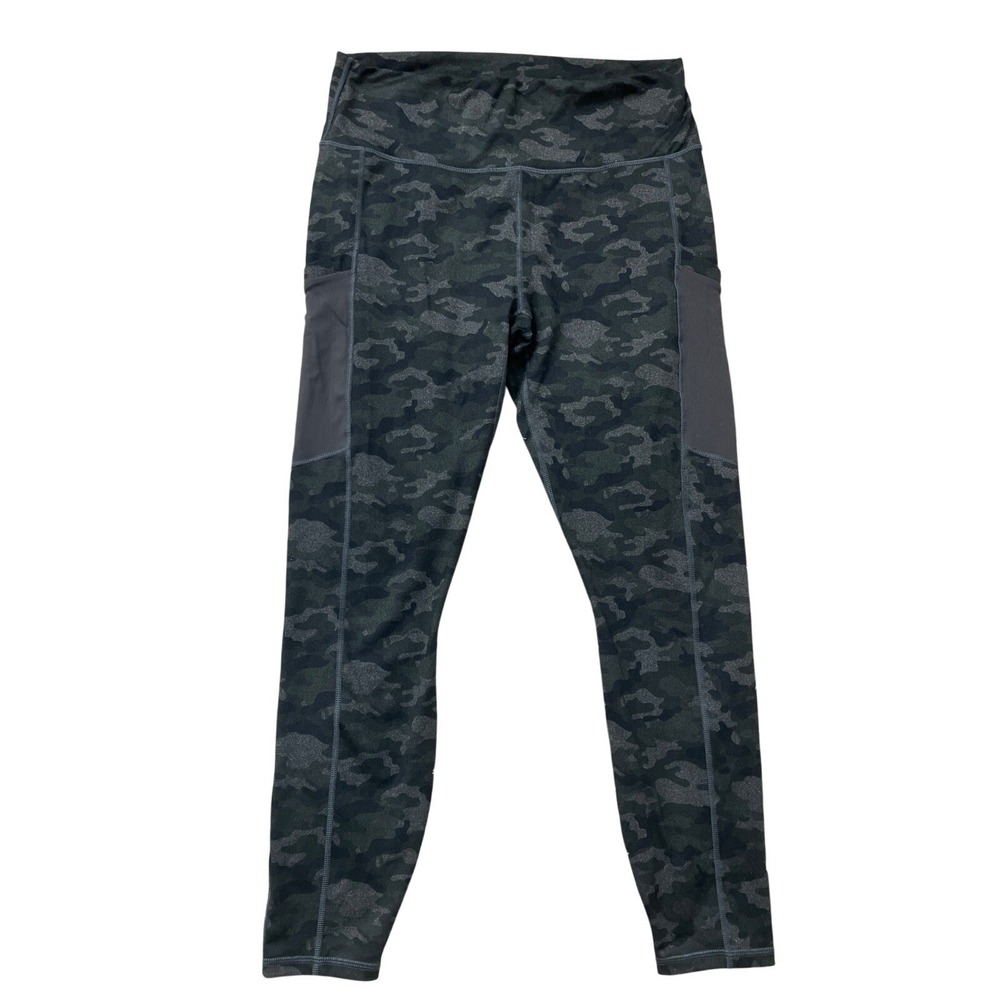 Fabletics PowerHold Camo High Waisted Active Leggings Women Size‎ XL